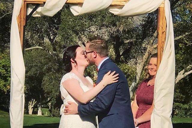 Couple kissing