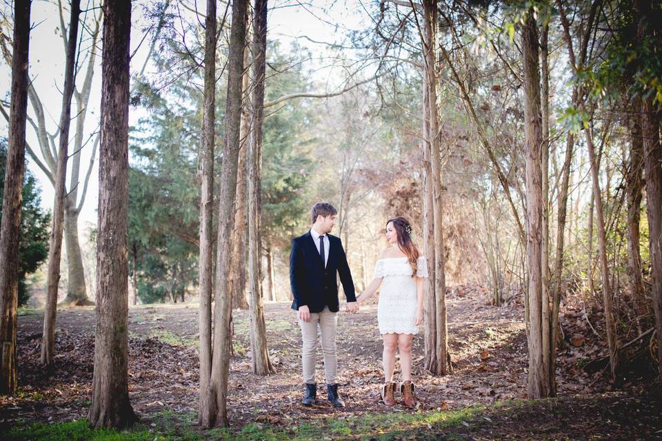 Woodland wedding Michelle Rojas Photography