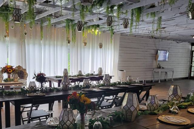 Nature themed reception