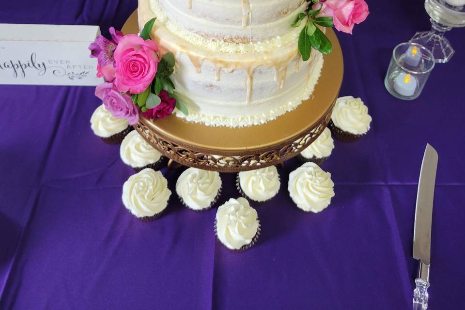 Florals for specialty cake