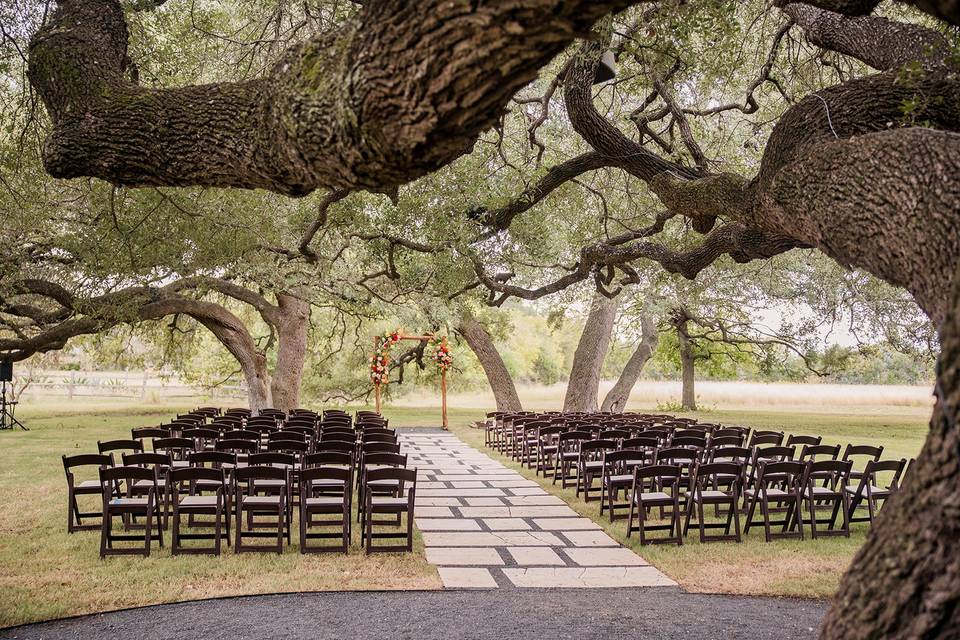 Open entry way to venue