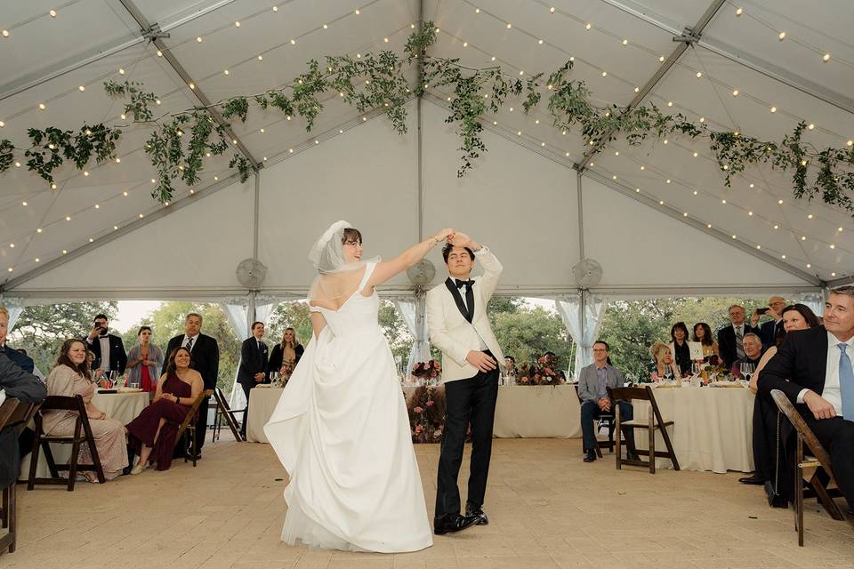 Twirl under the tent