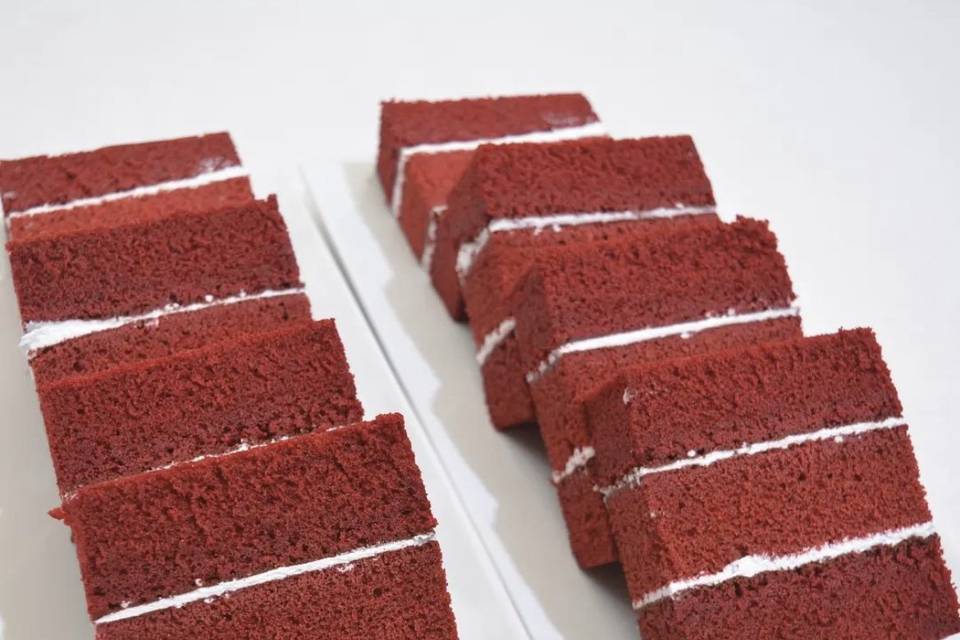 Red velvet slices