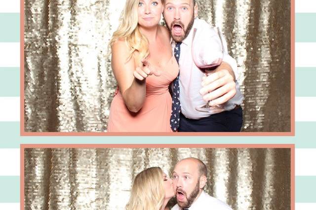 Laura & Ryan's Wedding at Ray's Boathouse | Striped Anchor Photo Strip