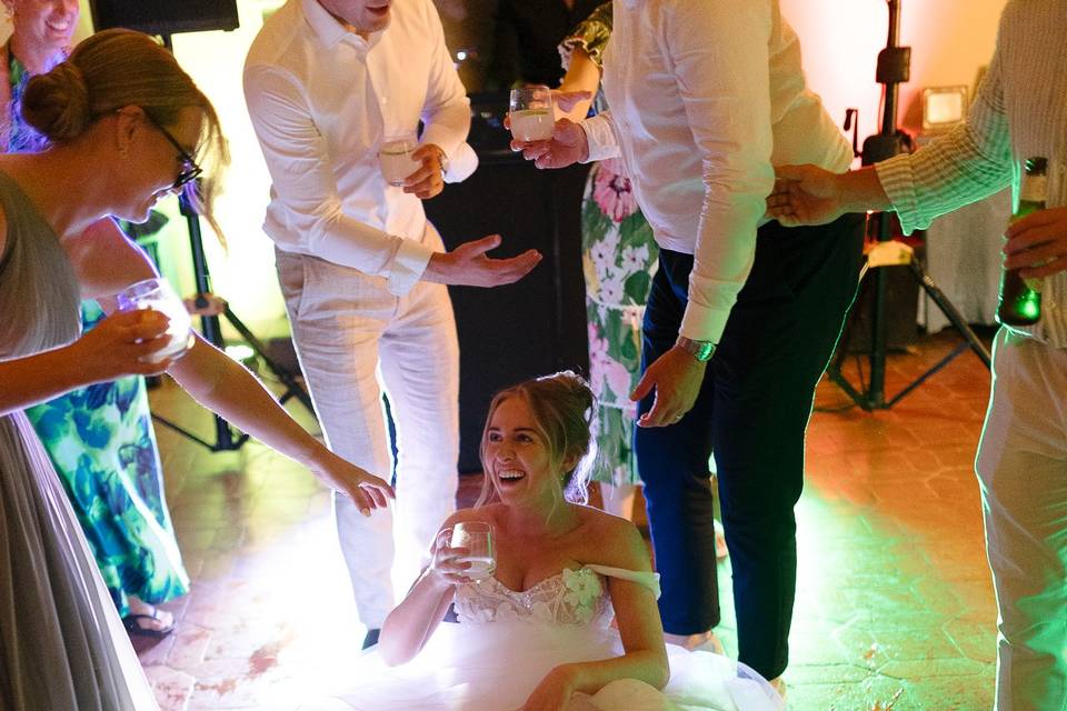 Wedding party Tuscany