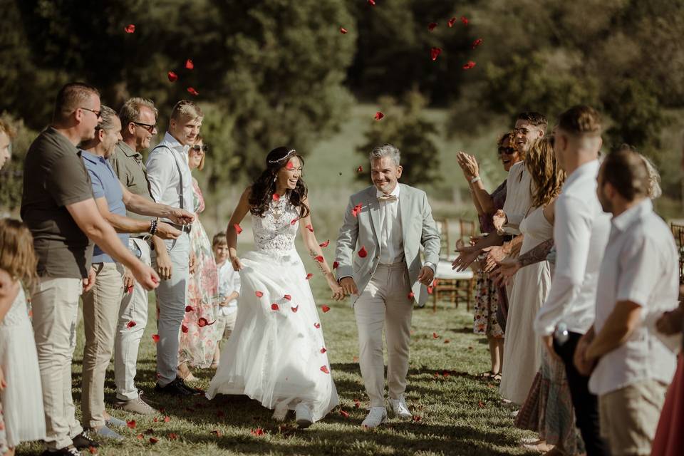 Wedding ceremony Tuscany