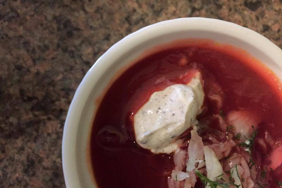 Horse-dy borscht