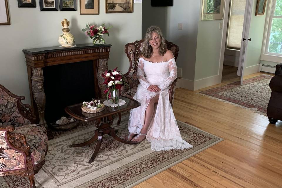 Bride in Great Room