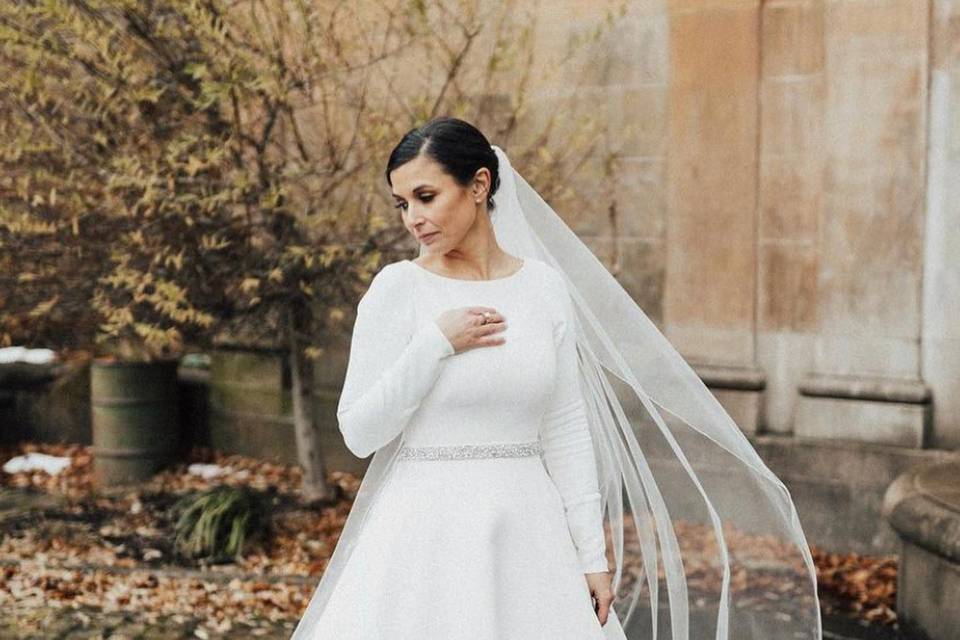 White gown