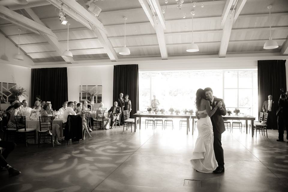 Couple's first dance