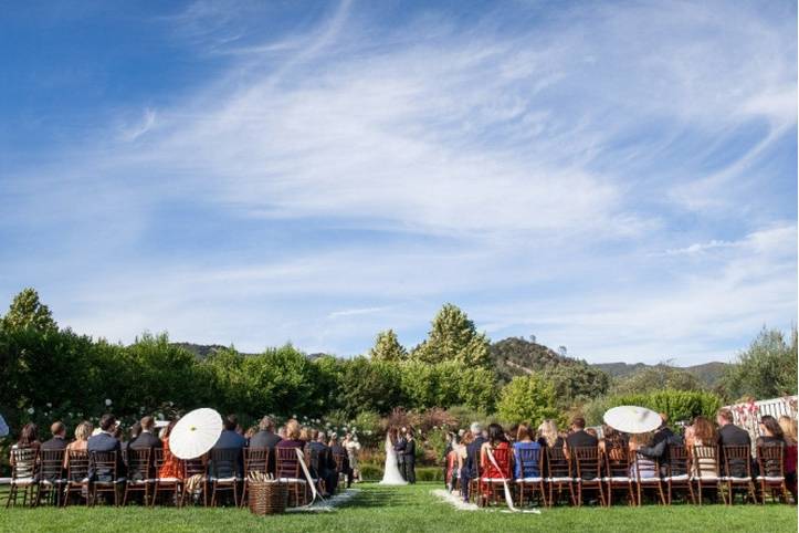 Wedding reception area