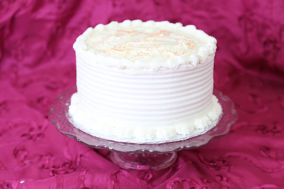 Single layer cake