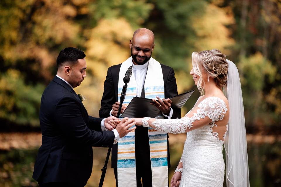 The perfect fall wedding