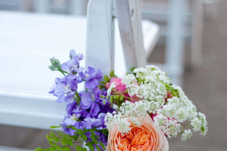 Flowers in jar