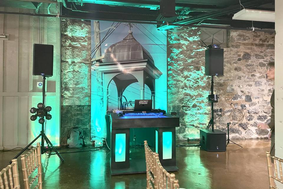 Setup from 12.31 Wedding!