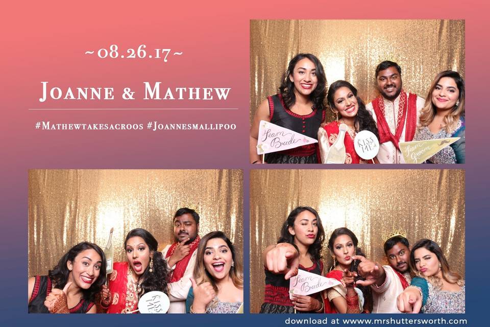 Fun at the photobooth