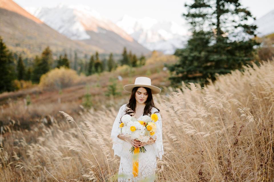 Alaska bridal session