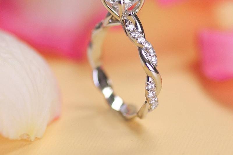 Twisted Engagement Ring