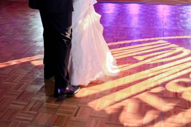 The couple dancing