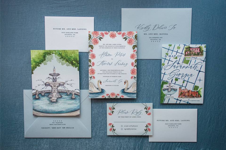 Custom Invitation Suite