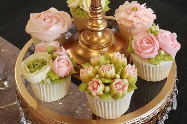 Floral Cupcakes