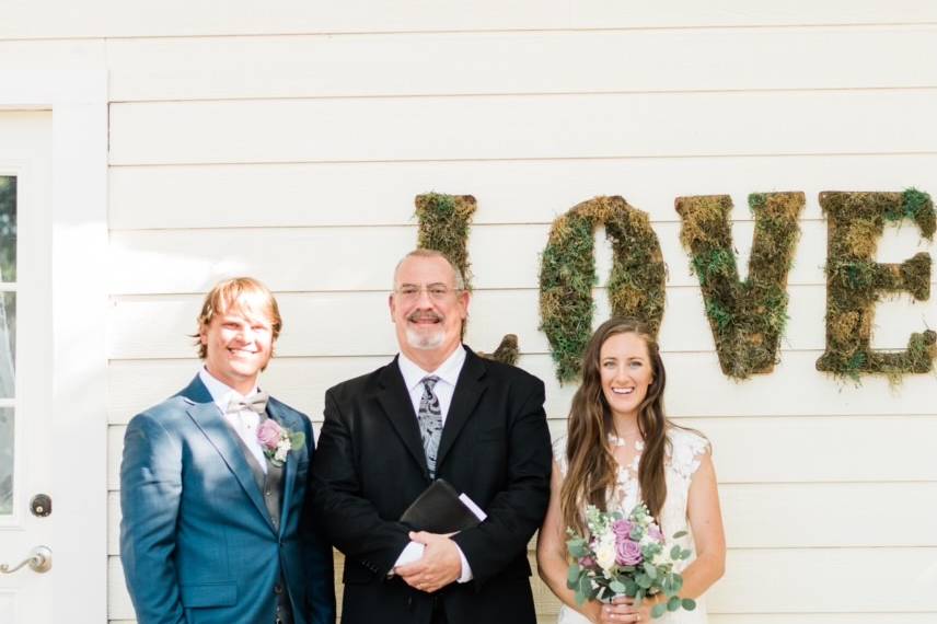 Pastor David Sweet wedding officiant