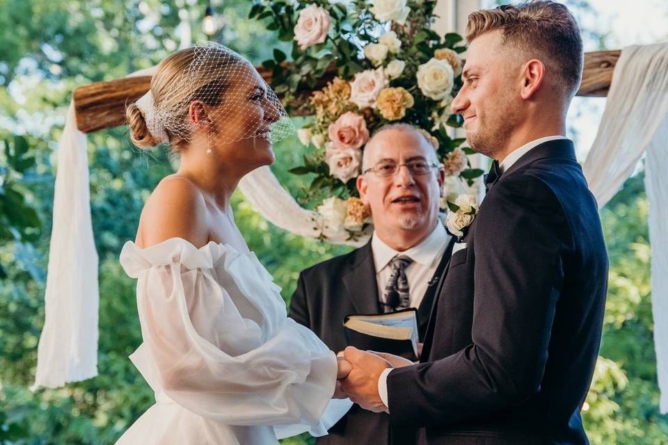 Pastor David Sweet wedding officiant