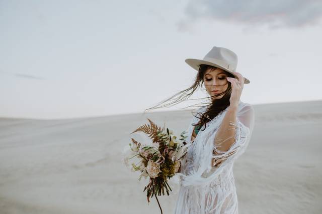 Boho bridal style