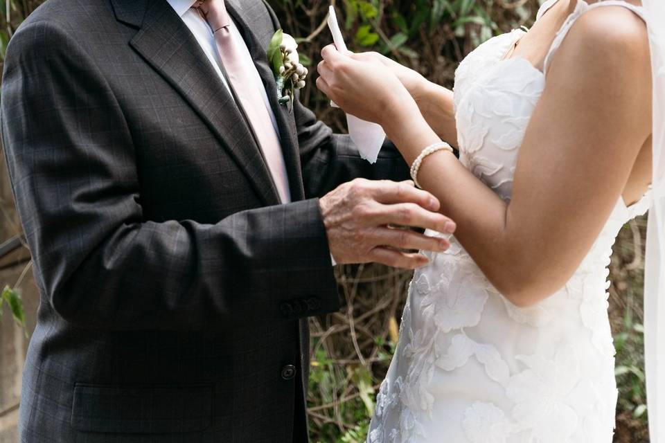 First look with dad