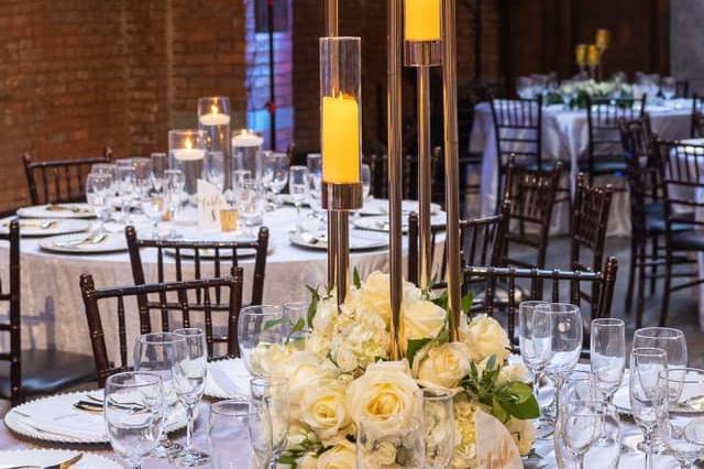 Tall Candelabra Centerpiece