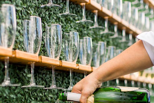 Champagne Wall
