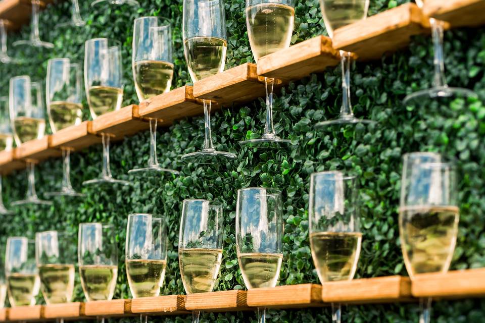 Champagne Wall