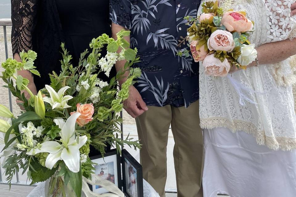 A wedding at the beach