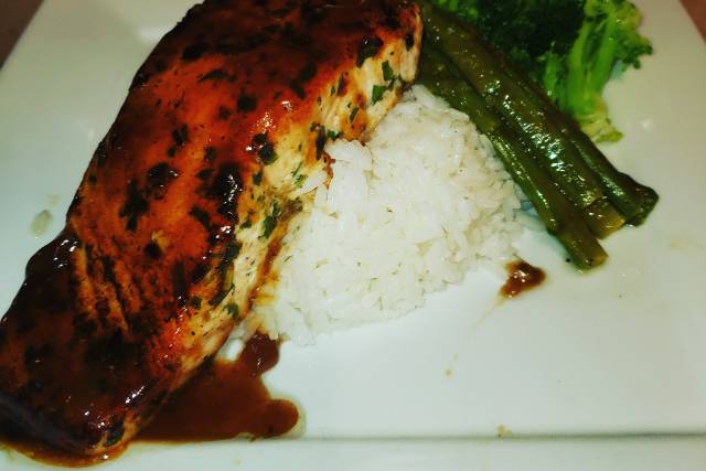 Teriyaki salmon