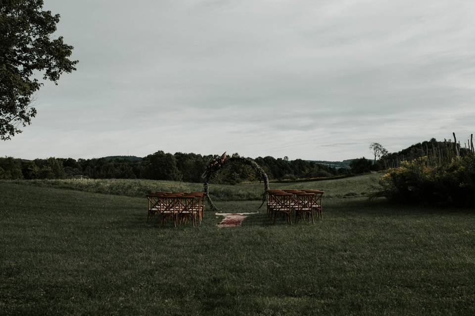 Outdoor ceremony