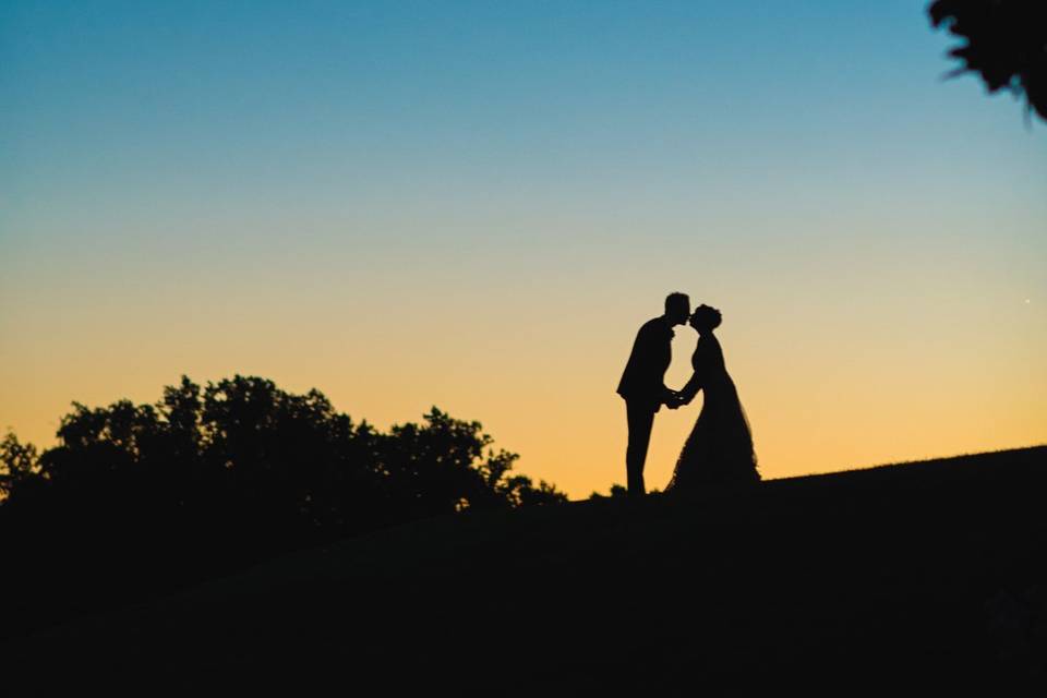 Wedding Day Silhouette