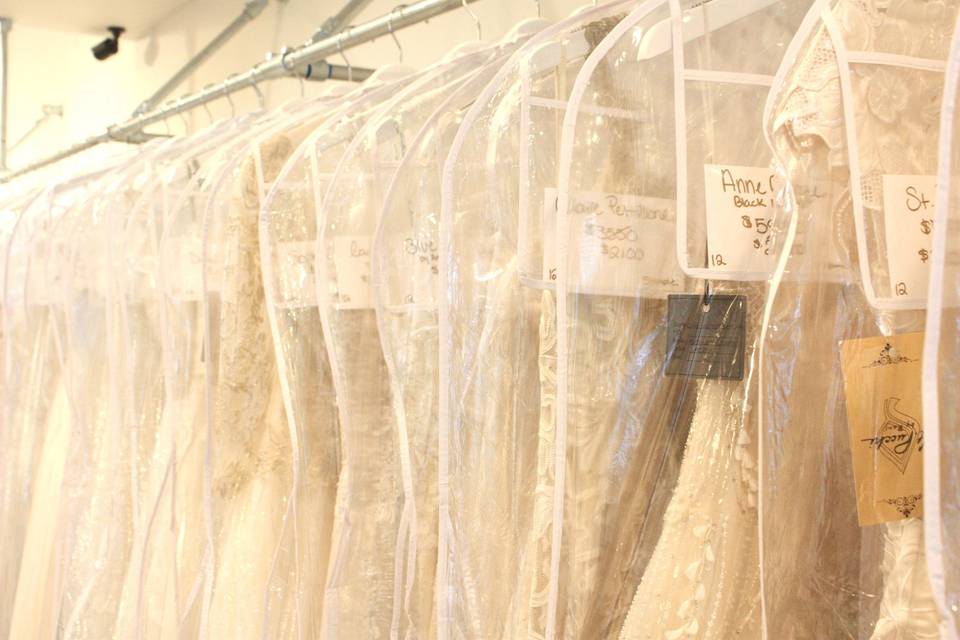 Wedding dress selection