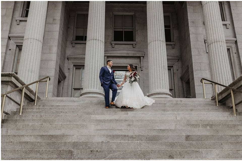 The newlyweds | Photo: Jessie Walker