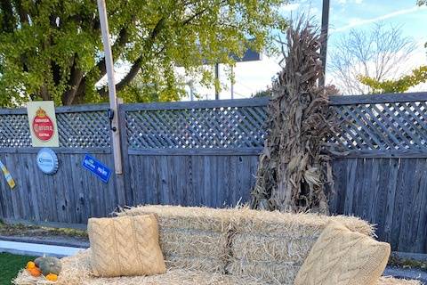 Fall Hay Couch