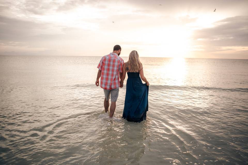 Engagement at Honeymoon Island