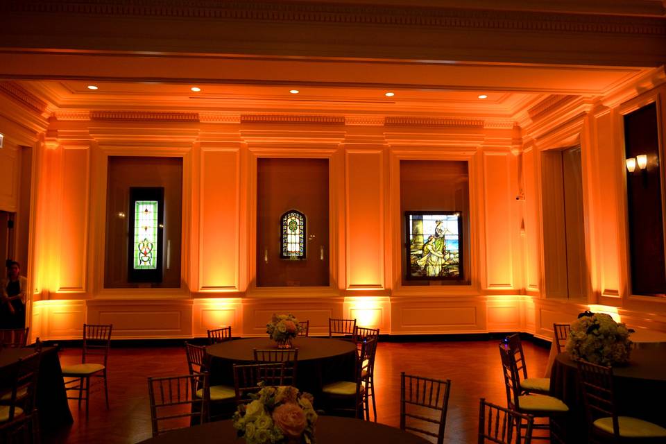 Uplighting & Photo Booth, Gobo Monogram, Projector & Screen, DJs by ENDLESS ENTERTAINMENT