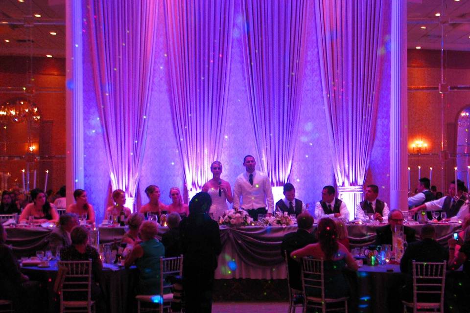 Uplighting & Photo Booth, Gobo Monogram, Projector & Screen, DJs by ENDLESS ENTERTAINMENT