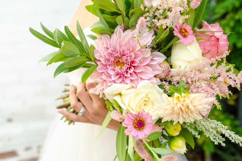 Late summer pink bouquet