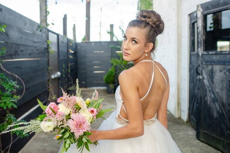 Late summer pink bouquet