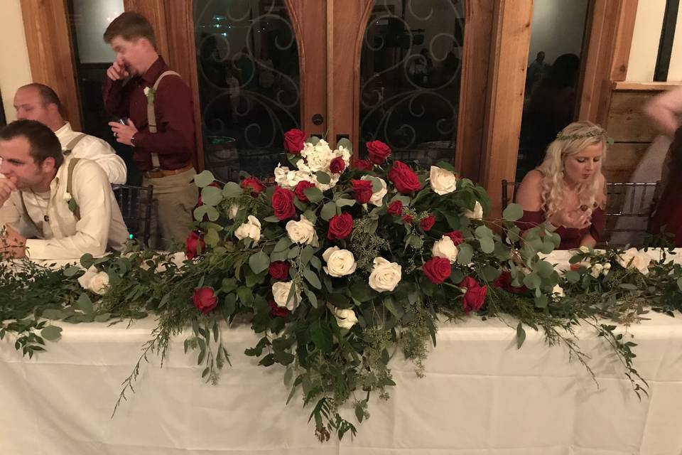 Elegant table flowers