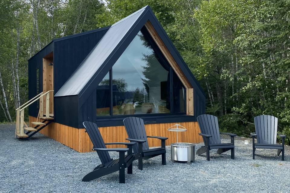 A-Frame Villas on site