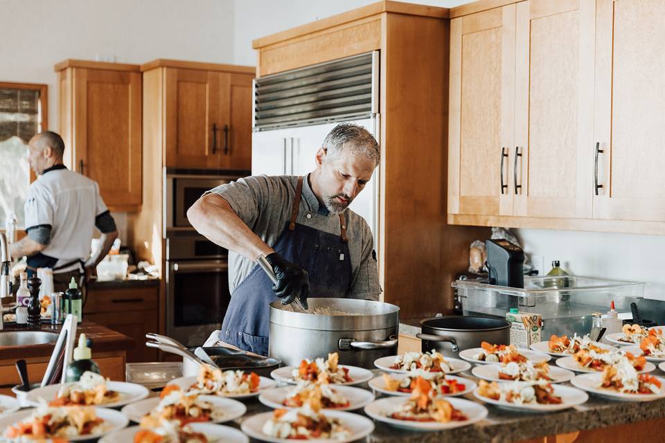 Chef Paul in action