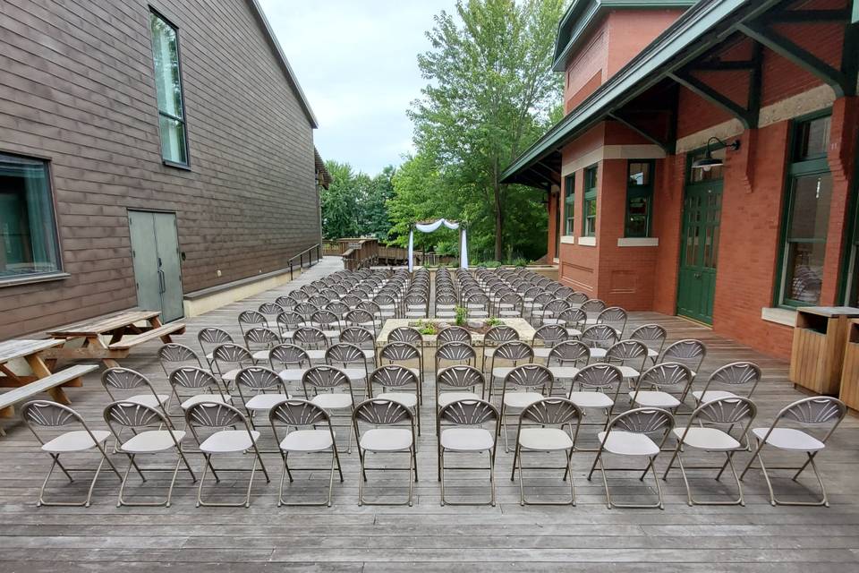 Patio Wetlands Ceremony