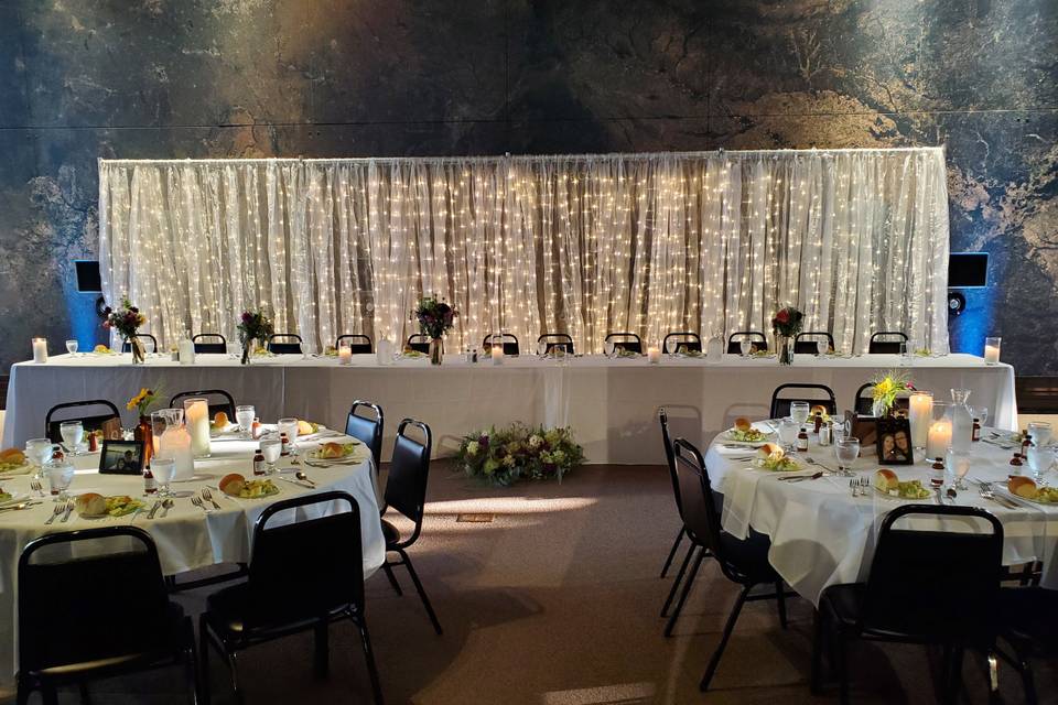 Head Table MRC Recpetion