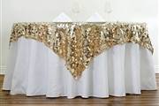 Gold table cover